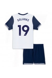 Tottenham Hotspur Dominic Solanke #19 Babytruitje Thuis tenue Kind 2024-25 Korte Mouw (+ Korte broeken)